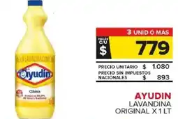 Carrefour Maxi Ayudin lavandina original oferta