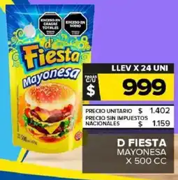 Carrefour Maxi D fiesta mayonesa oferta