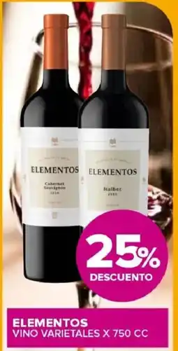 Carrefour Maxi Elementos vino varietales oferta