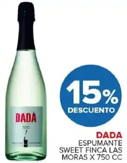 Carrefour Maxi Dada espumante sweet finca las moras oferta