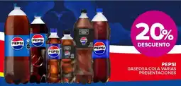 Carrefour Maxi Pepsi gaseosa cola varias presentaciones oferta