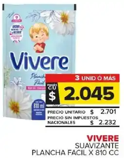 Carrefour Maxi Vivere suavizante plancha facil oferta