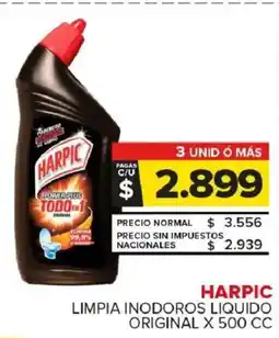 Carrefour Maxi Harpic limpia inodoros liquido original oferta