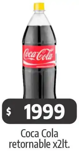 Autoservicio Capo Coca Cola retornable oferta