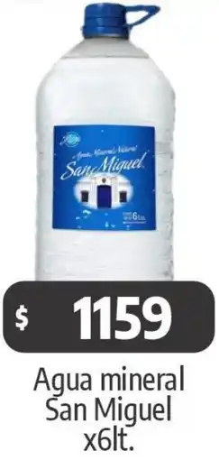 Autoservicio Capo San miguel agua mineral oferta