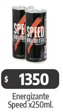 Autoservicio Capo Speed energizante oferta