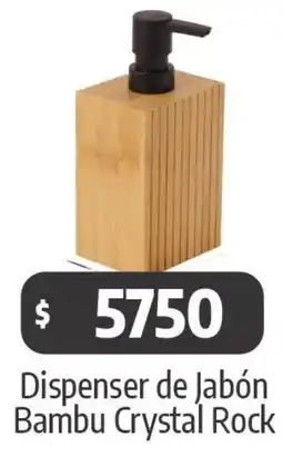 Autoservicio Capo Bambu crystal rock dispenser de jabón oferta