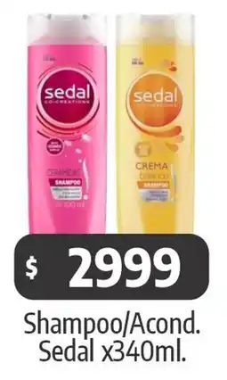 Autoservicio Capo Sedal shampoo/acond. oferta