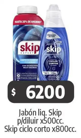 Autoservicio Capo Skip jabón liq. p/diluir oferta