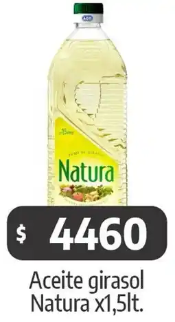 Autoservicio Capo Natura aceite girasol oferta