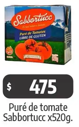 Autoservicio Capo Sabbortucc puré de tomate oferta