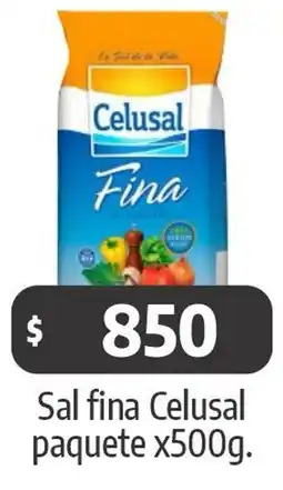 Autoservicio Capo Celusal sal fina paquete oferta