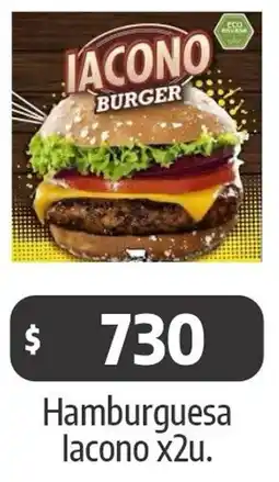 Autoservicio Capo Lacono hamburguesa oferta