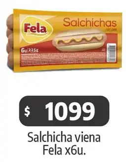 Autoservicio Capo Fela salchicha viena oferta