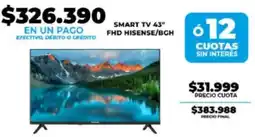 Supermayorista Vital Hisense/BGH smart tv 43" fhd oferta