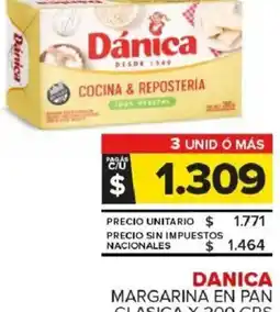 Carrefour Maxi Dánica margarina en pan clasica oferta
