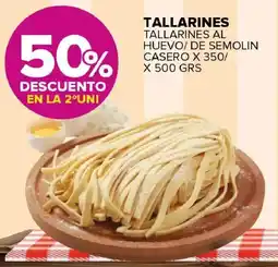 Carrefour Maxi Tallarines tallarines al huevo/de semolin casero oferta