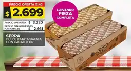Carrefour Maxi Serra dulce batata/batata con cacao oferta
