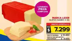Carrefour Maxi Marca lider queso danbo oferta
