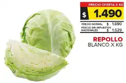 Carrefour Maxi Repollo blanco oferta