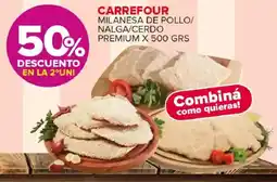 Carrefour Maxi Carrefour milanesa de pollo/ nalga/cerdo premium oferta