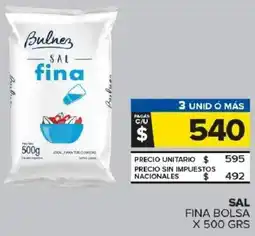 Carrefour Maxi Bulnez sal fina bolsa oferta