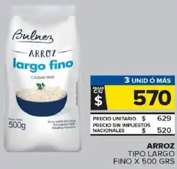 Carrefour Maxi Bulnez arroz tipo largo fino oferta