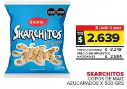 Carrefour Maxi Granix skarchitos copos de maiz azucarados oferta