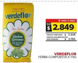 Carrefour Maxi Verdeflor yerba compuesta oferta
