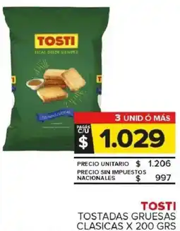 Carrefour Maxi Tosti tostadas gruesas clasicas oferta