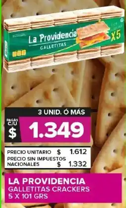 Carrefour Maxi La providencia galletitas crackers oferta