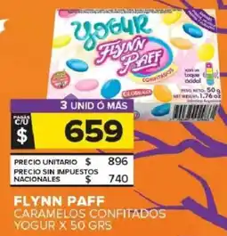 Carrefour Maxi Flynn paff caramelos confitados yogur oferta