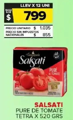 Carrefour Maxi Salsati pure de tomate tetra oferta
