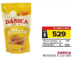 Carrefour Maxi Dánica mostaza oferta