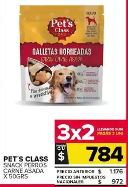 Carrefour Maxi Pet's class snack perros carne asada oferta