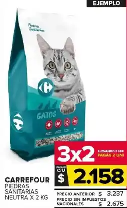 Carrefour Maxi Carrefour piedras sanitarias neutra oferta