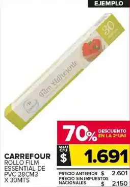 Carrefour Maxi Carrefour rollo film essential de pvc oferta