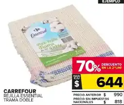 Carrefour Maxi Carrefour rejilla essential trama doble oferta
