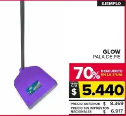 Carrefour Maxi Glow pala de pie oferta