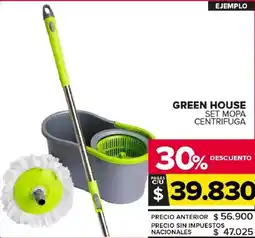 Carrefour Maxi Green house set mopa centrifuga oferta