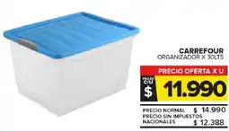Carrefour Maxi Carrefour organizador oferta
