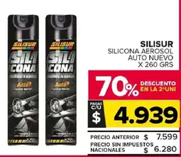 Carrefour Maxi Silisur silicona aerosol auto nuevo oferta