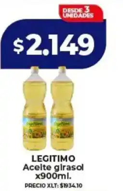 Supermayorista Vital Legitimo aceite girasol oferta