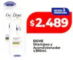 Supermayorista Vital Dove shampoo y acondicionador oferta