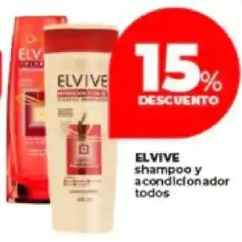 Supermayorista Vital Elvive shampoo y acondicionador oferta
