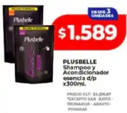 Supermayorista Vital Plusbelle shampoo y acondicionador esencia d/p oferta