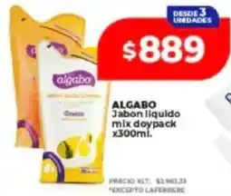Supermayorista Vital Algabo jabon liquido mix doypack oferta