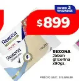Supermayorista Vital Rexona jabon glicerina oferta