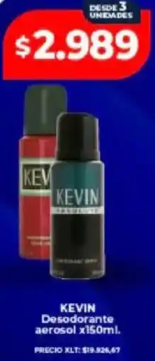 Supermayorista Vital Kevin desodorante aerosol oferta