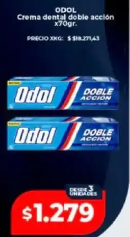 Supermayorista Vital Odol crema dental doble acción oferta